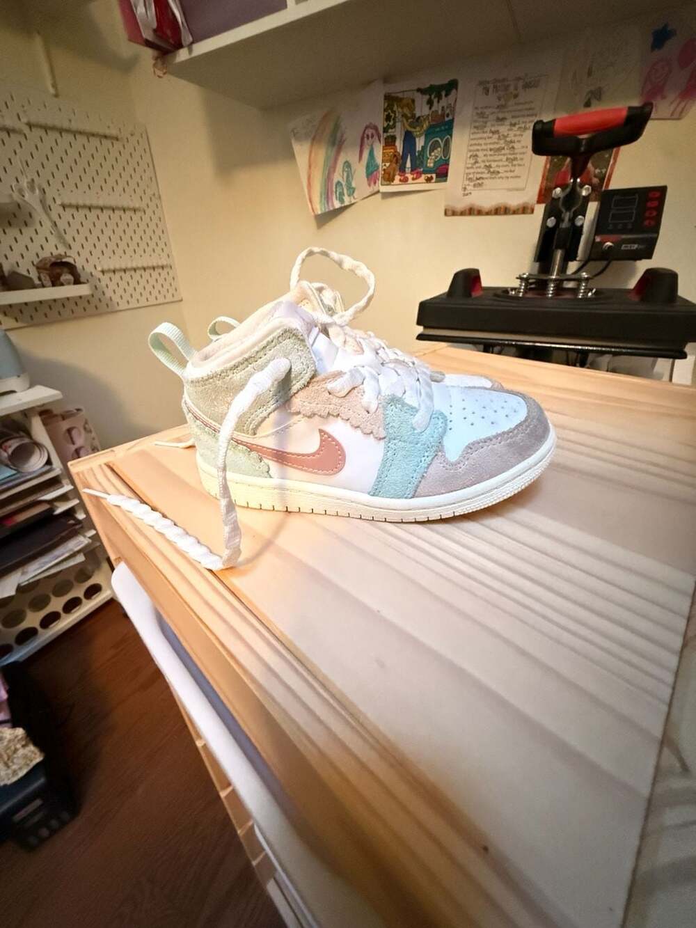 Nike Air Jordan 1 Mid Pastel Sneakers